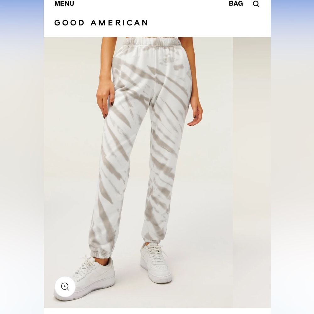 Good American Boyfriend Tie Dye Sweatpant